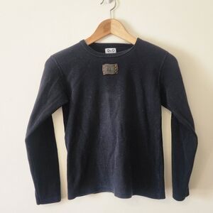 D&G Black Long Sleeve Shirt
